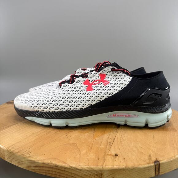 Under Armour UA Speedform Gemini Mens Size 9‎ Shoes Sneakers White Black NEW
